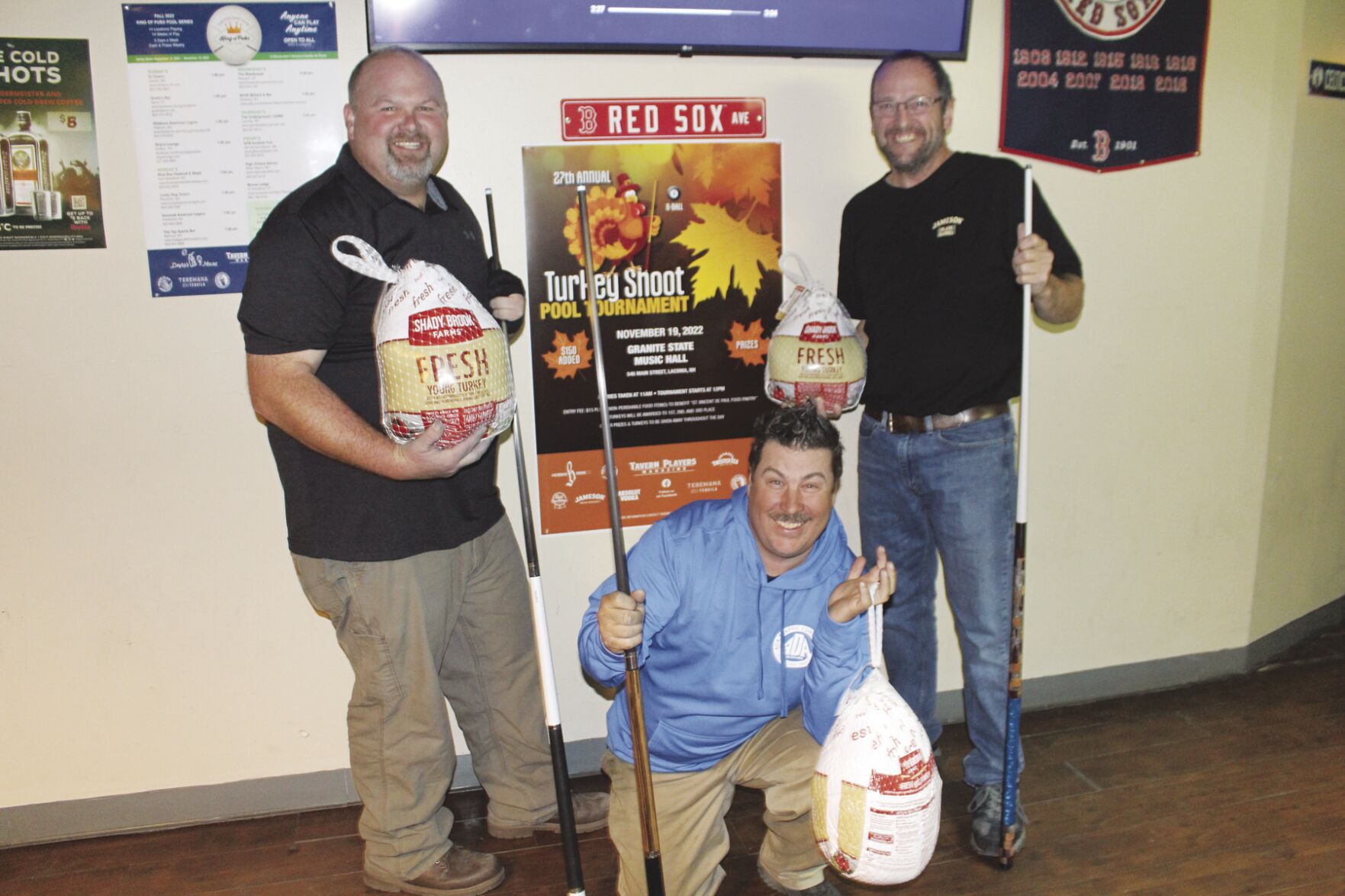 Pool players raise food for St. Vincent de Paul